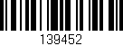 Código de barras (EAN, GTIN, SKU, ISBN): '139452'