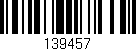 Código de barras (EAN, GTIN, SKU, ISBN): '139457'