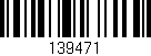 Código de barras (EAN, GTIN, SKU, ISBN): '139471'