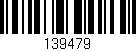 Código de barras (EAN, GTIN, SKU, ISBN): '139479'