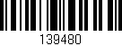 Código de barras (EAN, GTIN, SKU, ISBN): '139480'