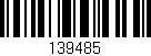 Código de barras (EAN, GTIN, SKU, ISBN): '139485'