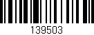 Código de barras (EAN, GTIN, SKU, ISBN): '139503'