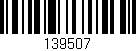 Código de barras (EAN, GTIN, SKU, ISBN): '139507'