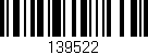 Código de barras (EAN, GTIN, SKU, ISBN): '139522'