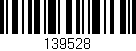 Código de barras (EAN, GTIN, SKU, ISBN): '139528'