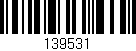 Código de barras (EAN, GTIN, SKU, ISBN): '139531'