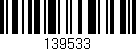 Código de barras (EAN, GTIN, SKU, ISBN): '139533'