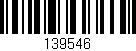 Código de barras (EAN, GTIN, SKU, ISBN): '139546'