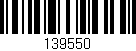 Código de barras (EAN, GTIN, SKU, ISBN): '139550'