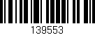 Código de barras (EAN, GTIN, SKU, ISBN): '139553'