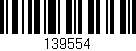 Código de barras (EAN, GTIN, SKU, ISBN): '139554'