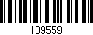 Código de barras (EAN, GTIN, SKU, ISBN): '139559'
