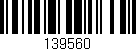 Código de barras (EAN, GTIN, SKU, ISBN): '139560'