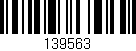 Código de barras (EAN, GTIN, SKU, ISBN): '139563'