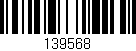Código de barras (EAN, GTIN, SKU, ISBN): '139568'
