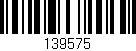 Código de barras (EAN, GTIN, SKU, ISBN): '139575'