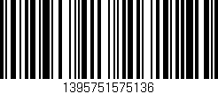 Código de barras (EAN, GTIN, SKU, ISBN): '1395751575136'