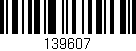 Código de barras (EAN, GTIN, SKU, ISBN): '139607'