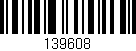 Código de barras (EAN, GTIN, SKU, ISBN): '139608'