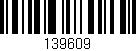 Código de barras (EAN, GTIN, SKU, ISBN): '139609'