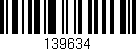 Código de barras (EAN, GTIN, SKU, ISBN): '139634'