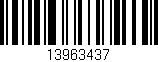 Código de barras (EAN, GTIN, SKU, ISBN): '13963437'