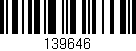 Código de barras (EAN, GTIN, SKU, ISBN): '139646'