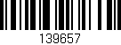 Código de barras (EAN, GTIN, SKU, ISBN): '139657'