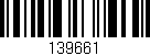 Código de barras (EAN, GTIN, SKU, ISBN): '139661'