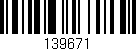 Código de barras (EAN, GTIN, SKU, ISBN): '139671'