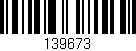 Código de barras (EAN, GTIN, SKU, ISBN): '139673'