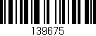 Código de barras (EAN, GTIN, SKU, ISBN): '139675'
