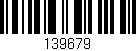 Código de barras (EAN, GTIN, SKU, ISBN): '139679'