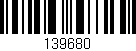 Código de barras (EAN, GTIN, SKU, ISBN): '139680'