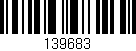 Código de barras (EAN, GTIN, SKU, ISBN): '139683'