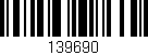 Código de barras (EAN, GTIN, SKU, ISBN): '139690'