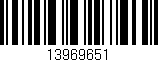 Código de barras (EAN, GTIN, SKU, ISBN): '13969651'