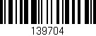 Código de barras (EAN, GTIN, SKU, ISBN): '139704'