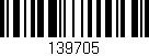 Código de barras (EAN, GTIN, SKU, ISBN): '139705'