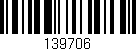 Código de barras (EAN, GTIN, SKU, ISBN): '139706'