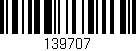 Código de barras (EAN, GTIN, SKU, ISBN): '139707'