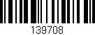 Código de barras (EAN, GTIN, SKU, ISBN): '139708'