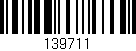 Código de barras (EAN, GTIN, SKU, ISBN): '139711'