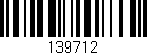 Código de barras (EAN, GTIN, SKU, ISBN): '139712'