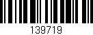 Código de barras (EAN, GTIN, SKU, ISBN): '139719'