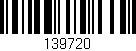 Código de barras (EAN, GTIN, SKU, ISBN): '139720'