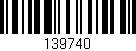 Código de barras (EAN, GTIN, SKU, ISBN): '139740'