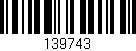Código de barras (EAN, GTIN, SKU, ISBN): '139743'