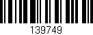 Código de barras (EAN, GTIN, SKU, ISBN): '139749'